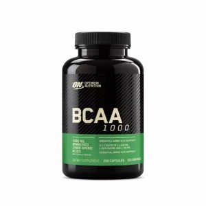 Optimum Nutrition BCAA 1000 200 Capsules (100 Servings) Norge | WJRUF3890