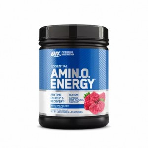 Optimum Nutrition ESSENTIAL AMIN.O. ENERGY® Blue Raspberry 1.29 lb (65 Servings) Norge | AMKYS9264