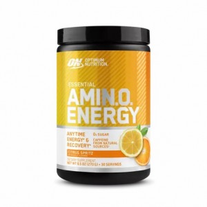 Optimum Nutrition ESSENTIAL AMIN.O. ENERGY® Citrus Spritz 0.6 lb (30 Servings) Norge | OBUWA4627