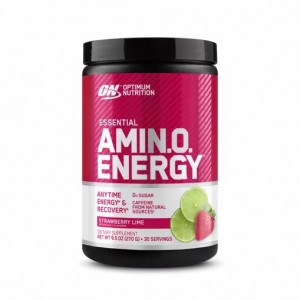 Optimum Nutrition ESSENTIAL AMIN.O. ENERGY® Strawberry Lime 0.6 lb (30 Servings) Norge | JQYSN0182