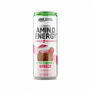 Optimum Nutrition ESSENTIAL AMIN.O. ENERGY+ Electrolytes Sparkling *new* Cocoberry Breeze 355ml * 12 Cans (12 Servings) Norge | ZDXKB4058