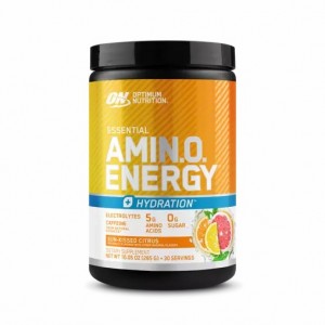 Optimum Nutrition Essential AMIN.O. ENERGY + Electrolytes *new* Sun-kissed Citrus 0.63 lb (30 Servings) Norge | WVEXA4085