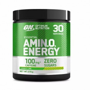 Optimum Nutrition Essential AMIN.O. Energy Lemon & Lime 270 grams (30 Servings) Norge | SAVDW1429