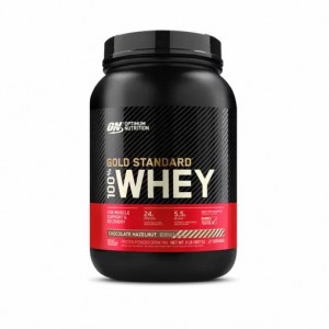 Optimum Nutrition GOLD STANDARD 100% WHEY™ Chocolate Hazelnut 2 lb (27 Servings) Norge | PQVAD6413