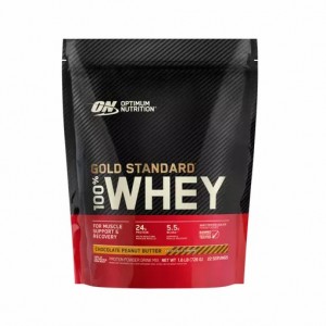 Optimum Nutrition GOLD STANDARD 100% WHEY™ Chocolate Peanut Butter 1.5 lb (22 Servings) Norge | UFTHN7540