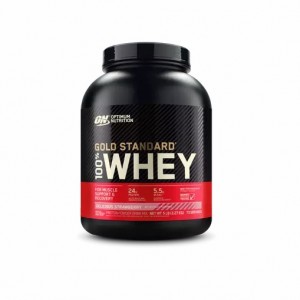 Optimum Nutrition GOLD STANDARD 100% WHEY™ Delicious Strawberry 5 lb (73 Servings) Norge | PRQHN7310