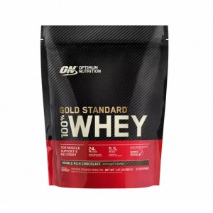 Optimum Nutrition GOLD STANDARD 100% WHEY™ Double Rich Chocolate 1.5 lb (22 Servings) Norge | YEXKG9218