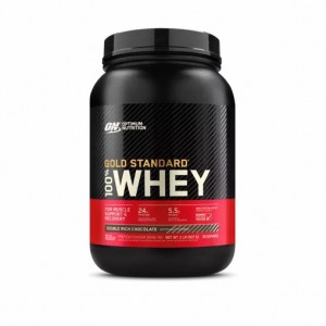 Optimum Nutrition GOLD STANDARD 100% WHEY™ Double Rich Chocolate 2 lb (29 Servings) Norge | ZVWIR3568