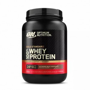 Optimum Nutrition GOLD STANDARD 100% WHEY™ Extreme Milk Chocolate 1.5 lb (22 Servings) Norge | SLKEJ7985