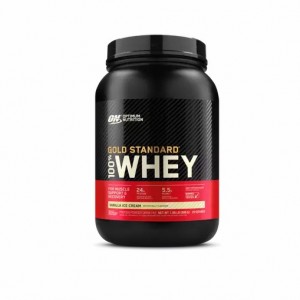 Optimum Nutrition GOLD STANDARD 100% WHEY™ Vanilla Ice Cream 2 lb (29 Servings) Norge | MGNOX5230