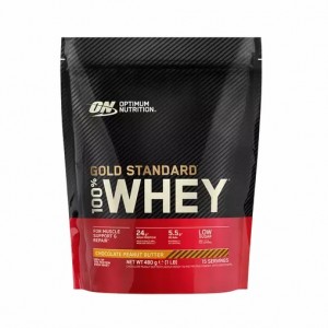 Optimum Nutrition Gold Standard 100% Whey Protein Powder Chocolate Peanut Butter 480 grams (15 Servings) Norge | TVLBO4791