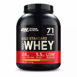 Optimum Nutrition Gold Standard 100% Whey Protein Powder Chocolate Peanut Butter 2.27 kg (71 Servings) Norge | BMJOH3792