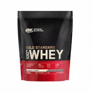 Optimum Nutrition Gold Standard 100% Whey Protein Powder Cookies & Cream 480 grams (15 Servings) Norge | WVTMC7943