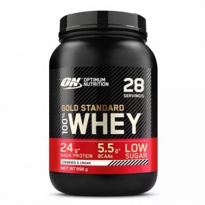 Optimum Nutrition Gold Standard 100% Whey Protein Powder Cookies & Cream 896 grams (28 Servings) Norge | FAQHR6972