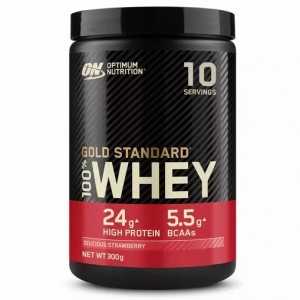 Optimum Nutrition Gold Standard 100% Whey Protein Powder Delicious Strawberry 300 grams (10 Servings) Norge | PGEAJ5728