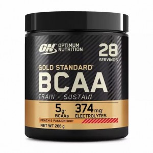 Optimum Nutrition Gold Standard BCAA Train + Sustain Peach & Passion Fruit 266 grams (28 Servings) Norge | EMTVD3456