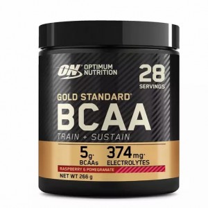 Optimum Nutrition Gold Standard BCAA Train + Sustain Raspberry & Pomegranate 266 grams (28 Servings) Norge | WNDEX5371