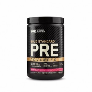 Optimum Nutrition Gold Standard Pre Advanced Berry Blast 20 Serves Norge | MALPN8179