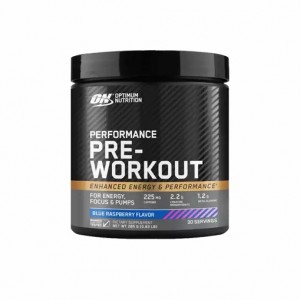 Optimum Nutrition Performance Pre-Workout Blue Raspberry 285g Norge | PAEGI1324