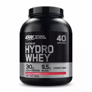 Optimum Nutrition Platinum Hydrowhey Super Strawberry 1.6 kg (40 Servings) Norge | JTQPO1742