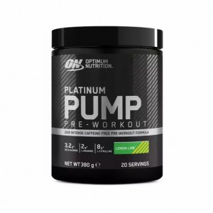 Optimum Nutrition Platinum Pump Pre-workout Lemon Lime 380 grams (20 Servings) Norge | UACVL5864