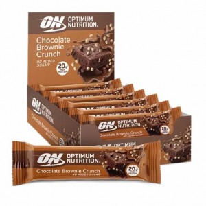 Optimum Nutrition Protein Bar Chocolate Brownie Crunch 650 grams (10 Bars) Norge | MOPRG6581