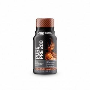 Optimum Nutrition Pure Pre 200 Pre-Workout Shot Cola 60ml (12 shots) Norge | KFJBH7046