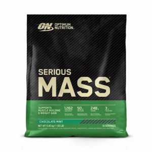 Optimum Nutrition Serious Mass Chocolate Mint 5.45 kg (16 Servings) Norge | ANDZO7293