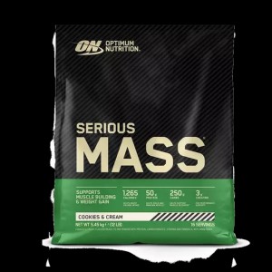 Optimum Nutrition Serious Mass Cookies & Cream 5.45 kg (16 Servings) Norge | TUCRL2736