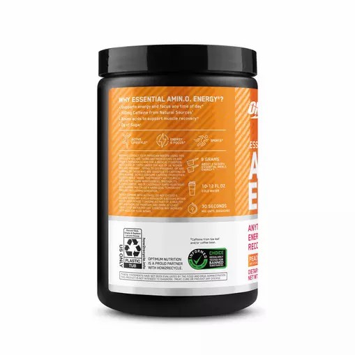 Optimum Nutrition ESSENTIAL AMIN.O. ENERGY® *new* Peach Mango Tango - Notify Me 0.6 lb - Notify me Norge | PEGUQ8197