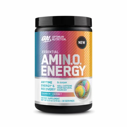 Optimum Nutrition ESSENTIAL AMIN.O. ENERGY® *new* Rainbow Sherbet - Notify Me 0.6 lb - Notify me Norge | ETWVL5317