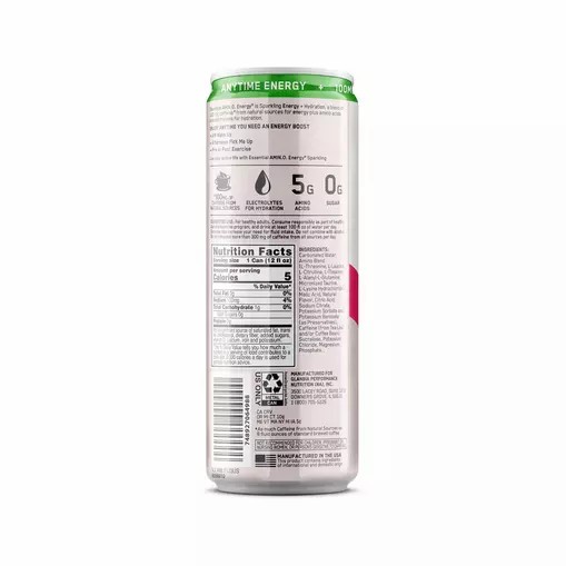 Optimum Nutrition ESSENTIAL AMIN.O. ENERGY+ Electrolytes Sparkling *new* Cocoberry Breeze 355ml * 12 Cans (12 Servings) Norge | ZDXKB4058