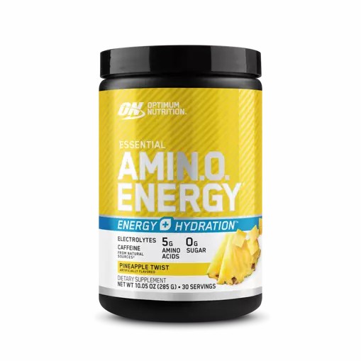 Optimum Nutrition Essential AMIN.O. ENERGY + Electrolytes Pineapple Twist 0.63 lb (30 Servings) Norge | GWAKJ0821