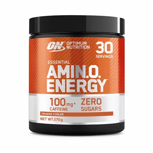 Optimum Nutrition Essential AMIN.O. Energy Orange Cooler 270 grams (30 Servings) Norge | MDOAK0571