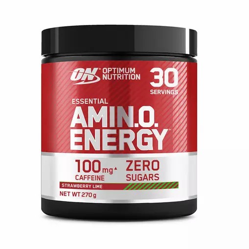 Optimum Nutrition Essential AMIN.O. Energy Strawberry Lime 270 grams (30 Servings) Norge | RTXDK4935