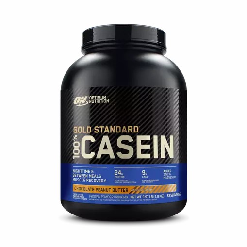 Optimum Nutrition GOLD STANDARD® 100% Casein Chocolate Peanut Butter 4 lb (53 Servings) Norge | MVWQS9687