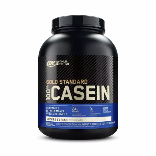 Optimum Nutrition GOLD STANDARD® 100% Casein Cookies & Cream 4 lb (53 Servings) Norge | EMNXY5617