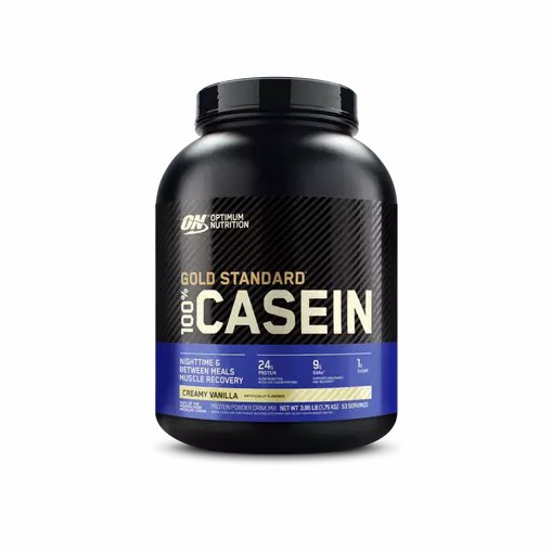 Optimum Nutrition GOLD STANDARD® 100% Casein Creamy Vanilla 4 lb (53 Servings) Norge | SHDXY6429