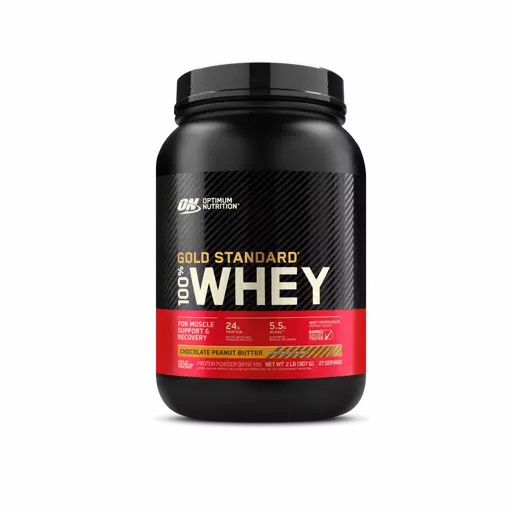 Optimum Nutrition GOLD STANDARD 100% WHEY™ Chocolate Peanut Butter 2 lb (27 Servings) Norge | RTBSG4071