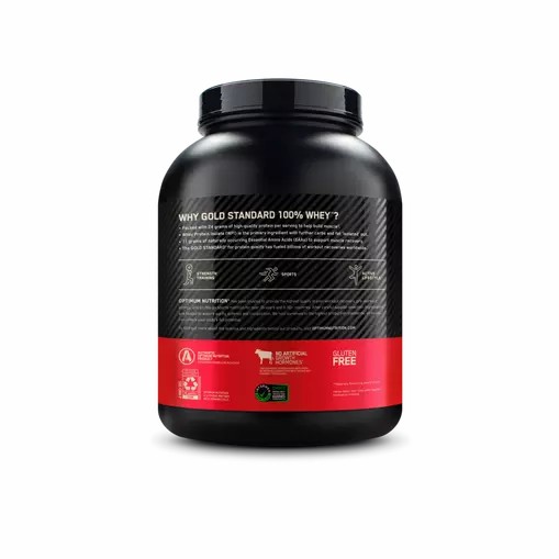 Optimum Nutrition GOLD STANDARD 100% WHEY™ Delicious Strawberry 5 lb (73 Servings) Norge | PRQHN7310