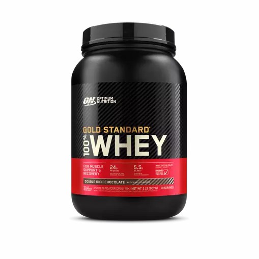 Optimum Nutrition GOLD STANDARD 100% WHEY™ Double Rich Chocolate 2 lb (29 Servings) Norge | ZVWIR3568