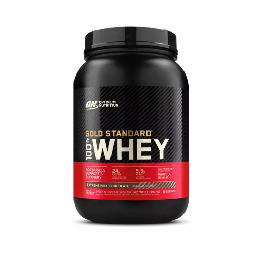 Optimum Nutrition GOLD STANDARD 100% WHEY™ Extreme Milk Chocolate 2 lb (28 Servings) Norge | QKZPC1805