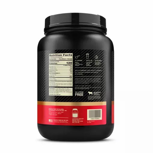 Optimum Nutrition GOLD STANDARD 100% WHEY™ French Vanilla Creme 1.5 lb (22 Servings) Norge | ZWAFS4206