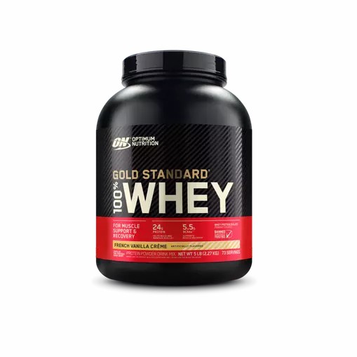 Optimum Nutrition GOLD STANDARD 100% WHEY™ French Vanilla Creme 5 lb (73 Servings) Norge | CJYTQ3627