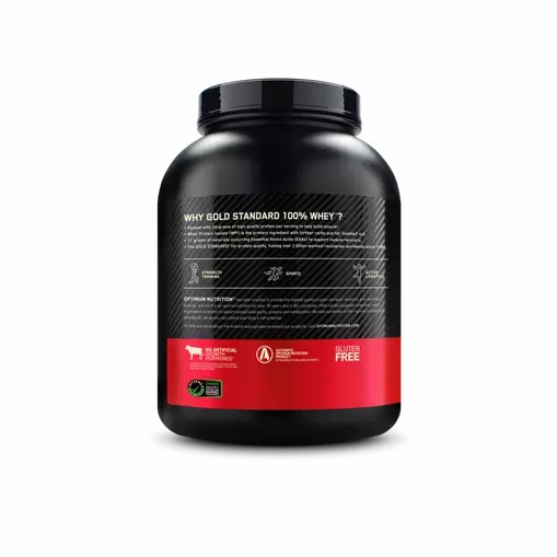 Optimum Nutrition GOLD STANDARD 100% WHEY™ Strawberries & Cream 5 lb (73 Servings) Norge | PFKMA7340