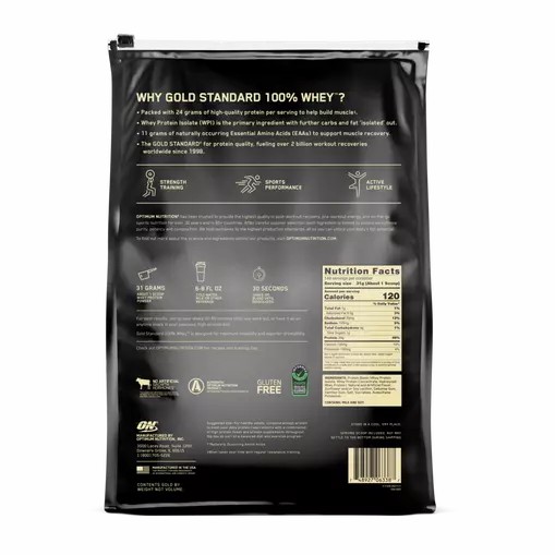 Optimum Nutrition GOLD STANDARD 100% WHEY™ Vanilla Ice Cream 10 lb - Notify me Norge | WHKYU4093