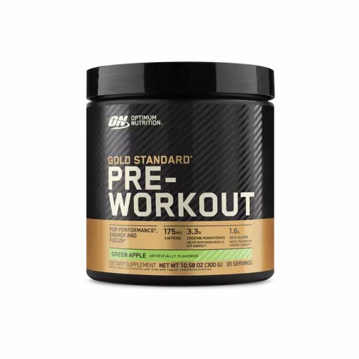 Optimum Nutrition GOLD STANDARD® Pre-Workout Green Apple 0.66 lb (30 Servings) Norge | JDAZR8751