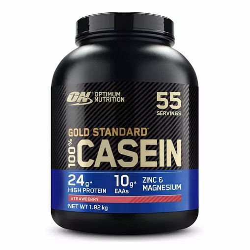 Optimum Nutrition Gold Standard 100% Casein Strawberry Delight 1.82 kg (55 Servings) Norge | OXYRE2568