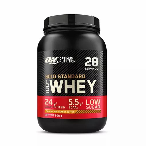 Optimum Nutrition Gold Standard 100% Whey Protein Powder Chocolate Peanut Butter 896 grams (28 Servings) Norge | DJXNU2305