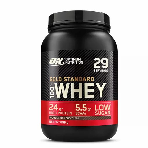 Optimum Nutrition Gold Standard 100% Whey Protein Powder Double Rich Chocolate 899 grams (29 Servings) Norge | NVGLU6835